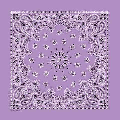 NT4405 Bandana Paisley Lavender