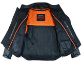 DS700 Men's Scooter Jacket w/Reflective Skulls