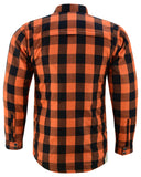 DS4675 Armored Flannel Shirt - Orange