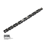 Sons of Anarchy Stainless Steel "SAMCRO" Motor Chain IP Black Bracelet