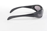 Chopper Padded Motorcycle Glasses Smoke Lens