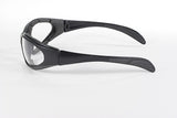 Chopper Padded Motorcycle Glasses Clear Lens