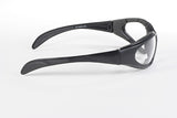 Chopper Padded Motorcycle Glasses Clear Lens