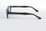 Original KD's Biker Glasses Turquoise Lens