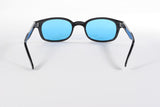 Original KD's Biker Glasses Turquoise Lens