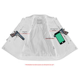 RC189A Concealed Snap Closure, Milled Cowhide, Scoop Collar & Hidden