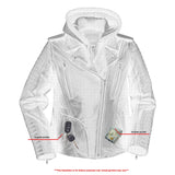RC877 Women's M/C Jacket with Rub-Off Finish