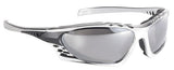 Silver Streak Padded Motorcycle Glasses