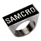 Sons of Anarchy Stainless Steel Oversize SAMCRO Ring