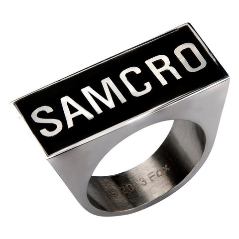 Sons of Anarchy Stainless Steel Oversize SAMCRO Ring