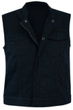 DM987 Women's Advance Black Construction Denim Vest