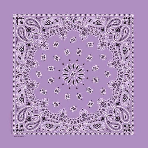 NT4405 Bandana Paisley Lavender