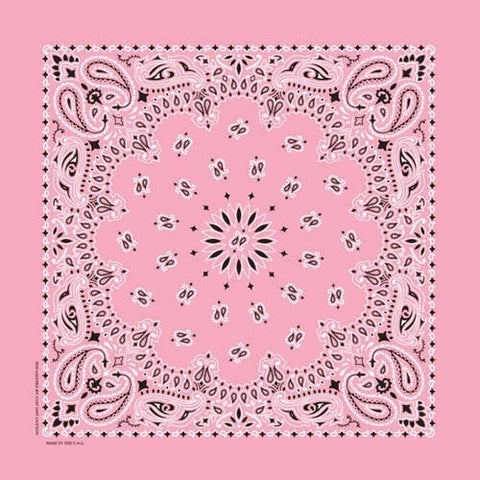 NT4408 Bandana Paisley Light Pink