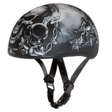 D6-G D.O.T. DAYTONA SKULL CAP - W/ GUNS