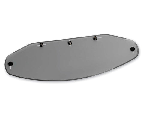 02-501 5 Snap Flat Sheild - Smoke