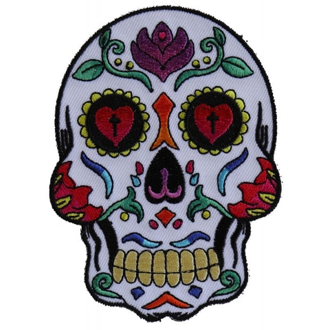 P5986 Sugar Skull White Patch