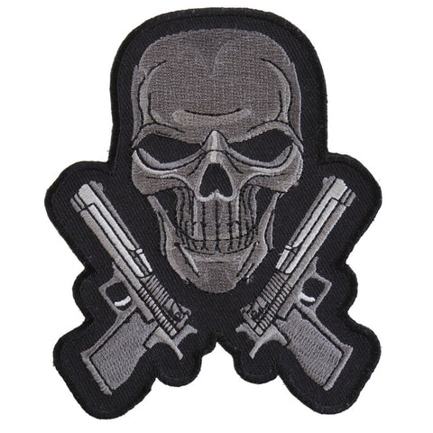 P4960 Guns and Skull Chrome Patch