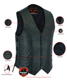 DS106 Men's Side Lace Economy Vest