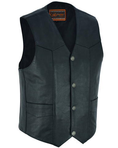 DS116 Advance Men's Buffalo Nickel Head Snap Vest