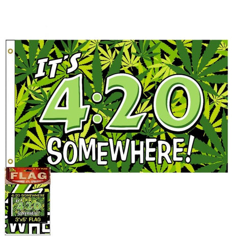 Sf420s 4:20 Somewhere 3x5 Flag