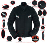 DS766 Men's Performance Mesh Jacket - Black