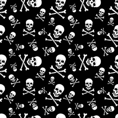 BD2512 Bandana Skull and Crossbones