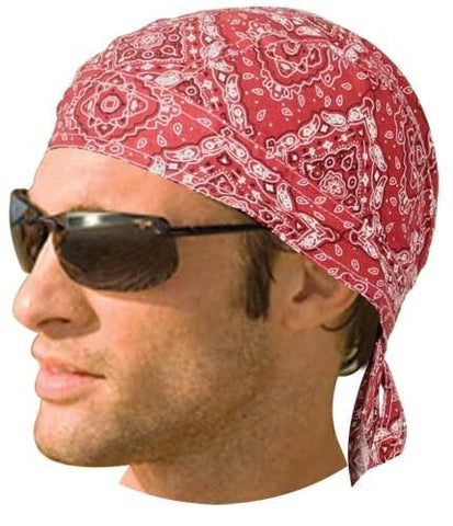 HW2614 Headwrap Paisley Red