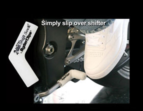 RSS-WHITE Rubber Shift Sock- White