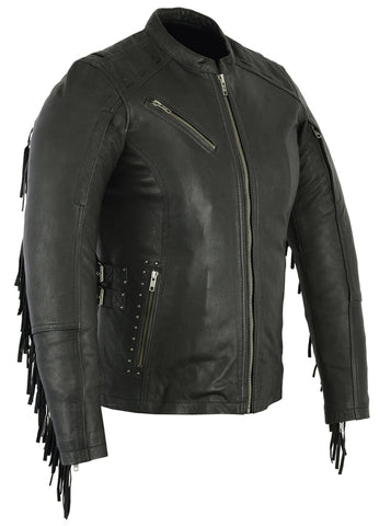 DS880 Women's Stylish Jacket with Fringe