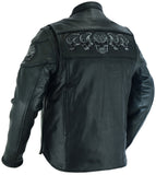 DS700 Men's Scooter Jacket w/Reflective Skulls