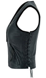 DS241 Women's Lightweight Vest with Rivets Detailing