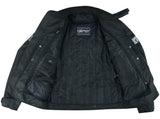 DS4610 Flight Wings - Black Textile Motorcycle Jacket for Men