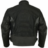 DS750BK Men's Mesh/ Leather Padded Jacket