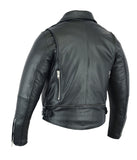 DS737 Men's Modern Full Cut Beltless Biker Jacket