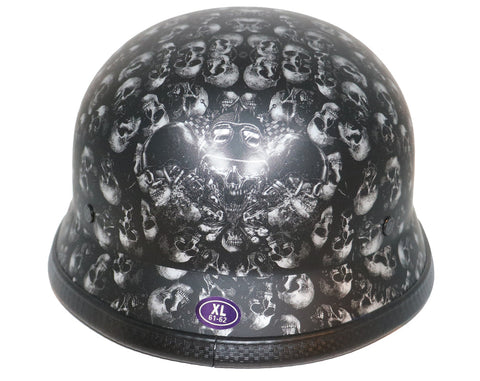 german motorcycle helmet non dot Wholesale Novelty Helmets | H14 Novelty German Chrome