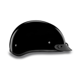 D1-A D.O.T. DAYTONA SKULL CAP- HI-GLOSS BLACK