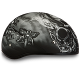 D6-G D.O.T. DAYTONA SKULL CAP - W/ GUNS