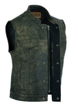 DS108 Men's Conceal Carry Antique Brown Vest