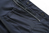 AM9193 Concealed Snap Closure, Without Collar & Hidden Zipper