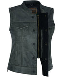 DS229  Women's Premium Single Back Panel Concealment Vest - GRAY