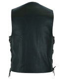 DS111 Traditional Single Back Panel Concealed Carry Vest