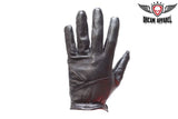 Leather Full Finger Gloves With Lining