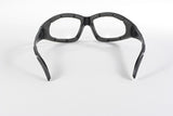 Chopper Padded Motorcycle Glasses Clear Lens