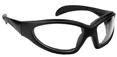 Chopper Padded Motorcycle Glasses Clear Lens