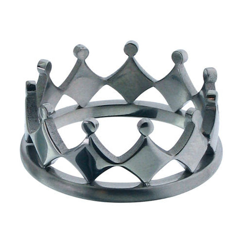 Stainless Steel Crown Ring