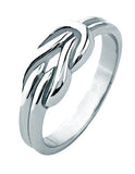 Stainless Steel Polished Hercules Knot Ring