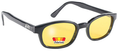 Original KD's Polarized Yellow Biker Glasses