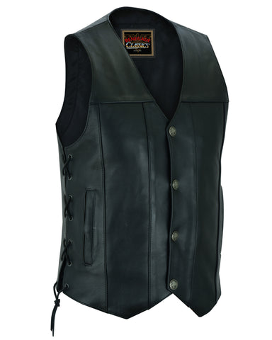 RC142 Men's Single Back Panel Concealed Carry Vest (Buffalo Nickel He