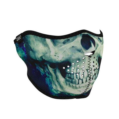 WNFM414H Neoprene Half Face Mask, Paint Skull