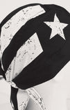 Z903 Flydanna&reg;, Cotton, Black & White Vintage American Flag